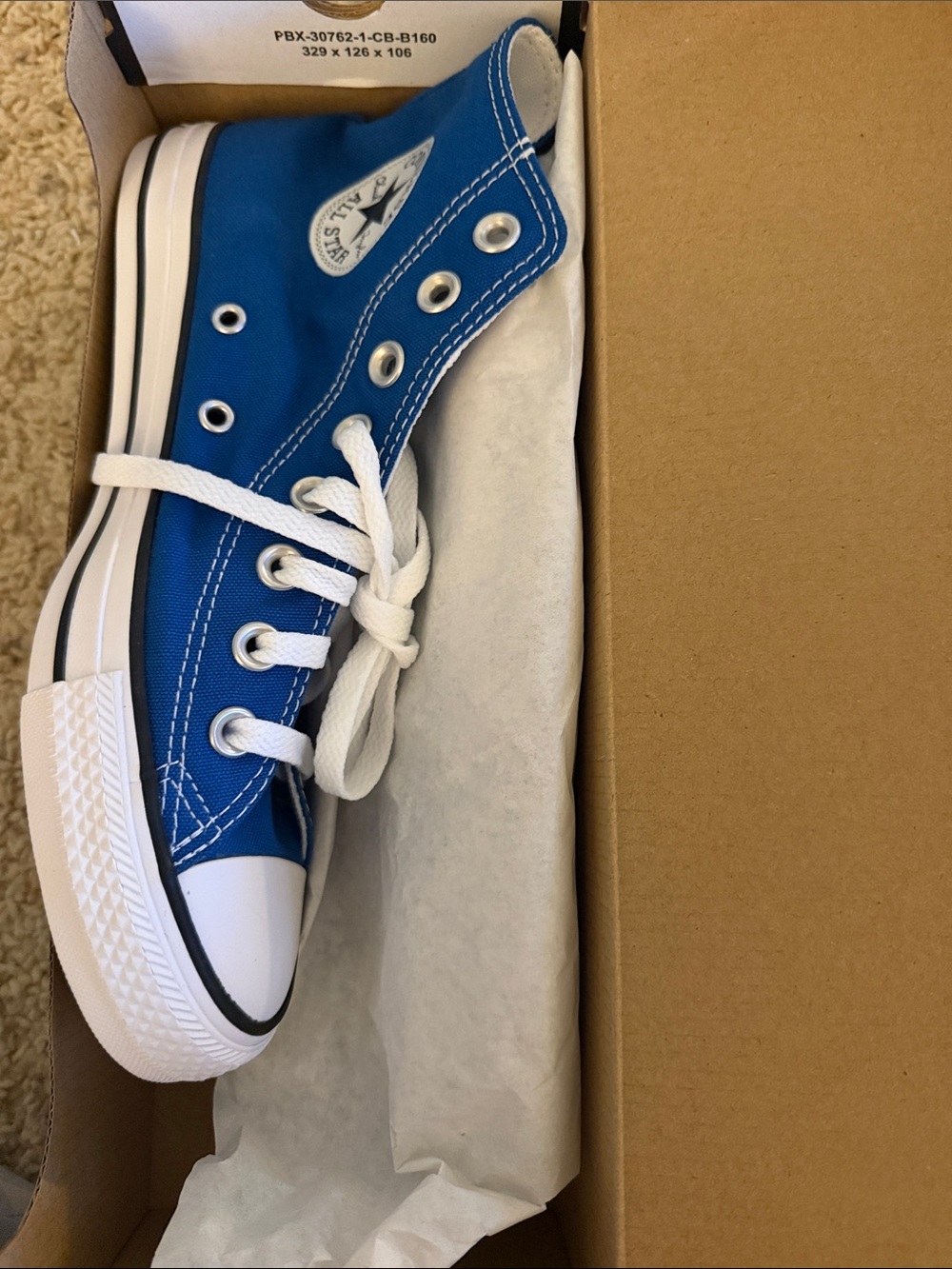 Converse Chuck Taylor All Star High-Top Sneaker - Snorkel Blue - Picture 3 of 4